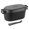 VEVOR 3.5 Qt Enameled Cast Iron Dutch Oven with Lid, Heavy-Duty Bread Baking & Braising Pot, Oven Safe to 500°F, Induction Compatible, Black