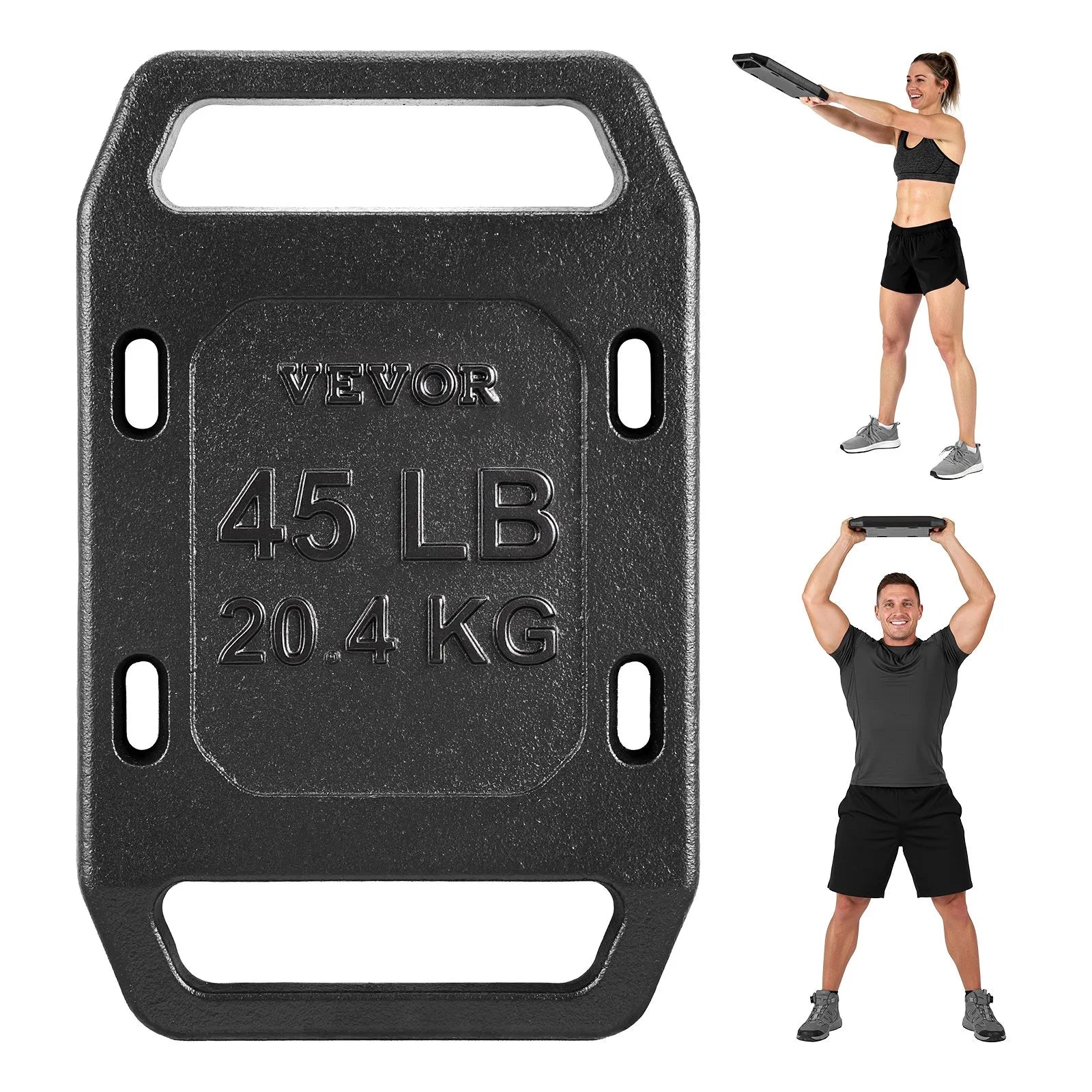45 lb Cast Iron Ruck Plate – Backpack Weight for Rucking, Hiking & Strength Training