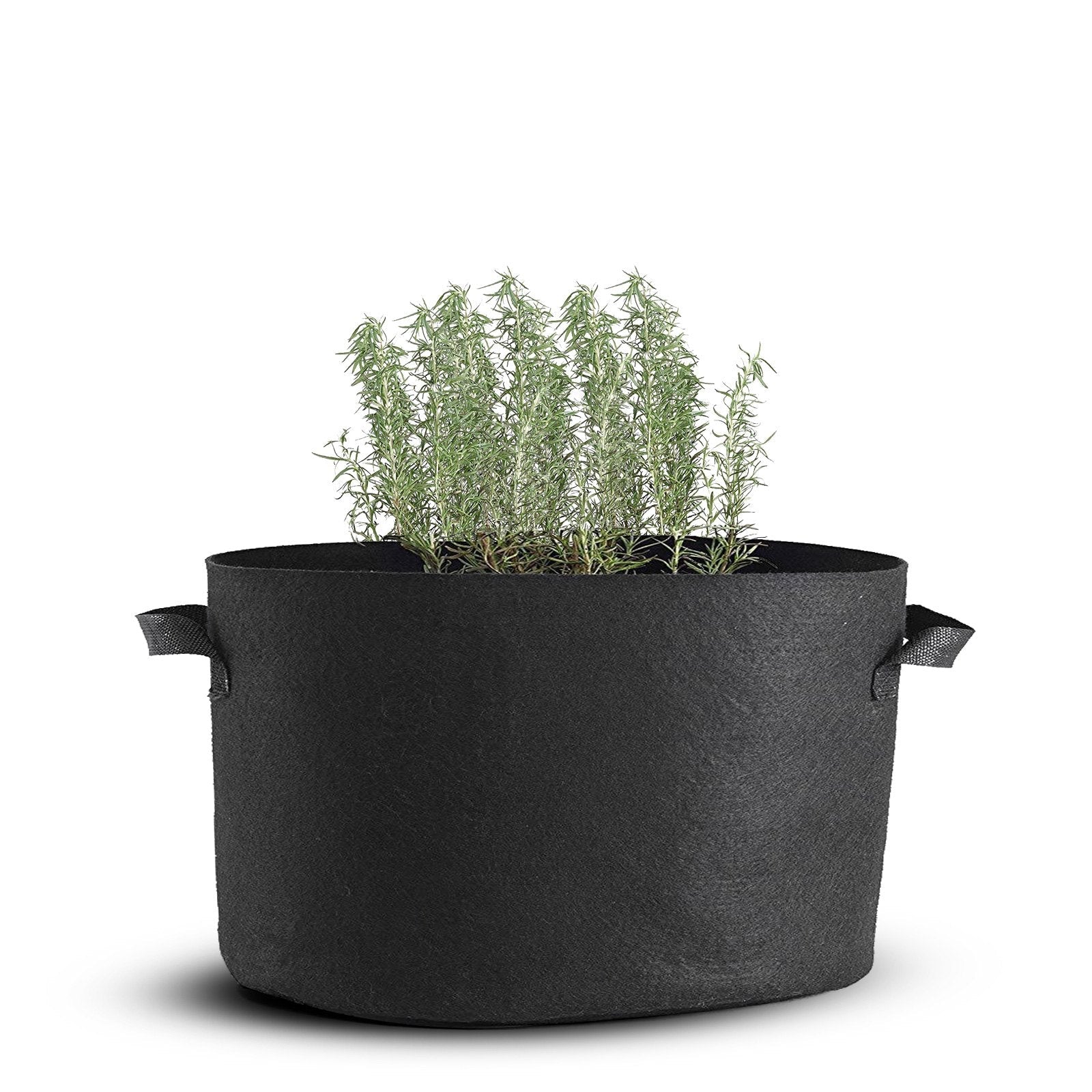 12-Pack 100 Gallon Plant Grow Bag with Handles Aeration Fabric Pots Washable Reusable 