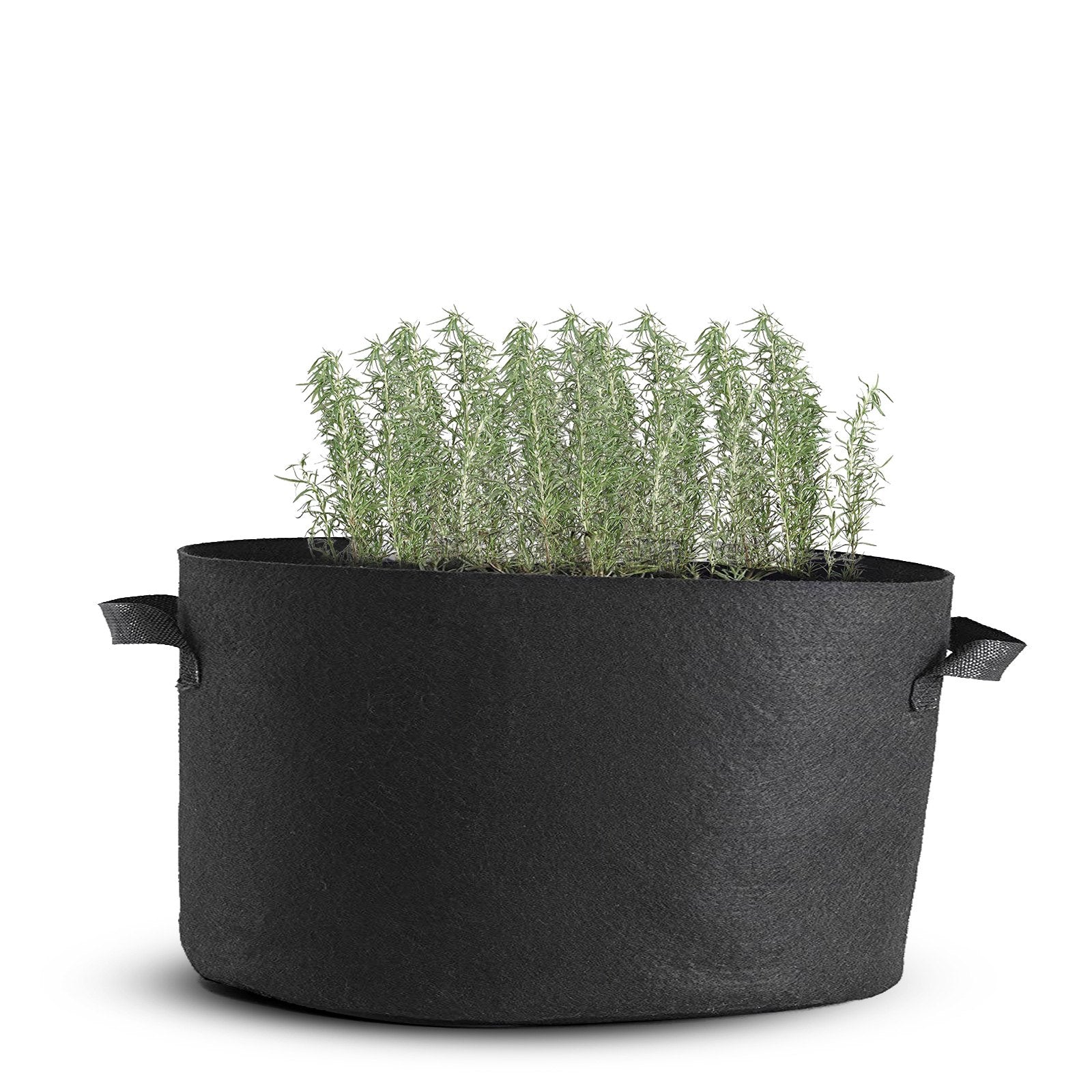 5PCS x 200Gallon Plant Grow Bags Fabric Grow Pots With Handles Heavy Duty Sturdy 