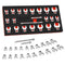 Crowfoot Wrench Set – 22-Piece Metric & SAE Crows Foot Wrench Set, 3/8