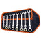 VEVOR Flex-Head Ratcheting Wrench Set 8 PCS SAE 5/16