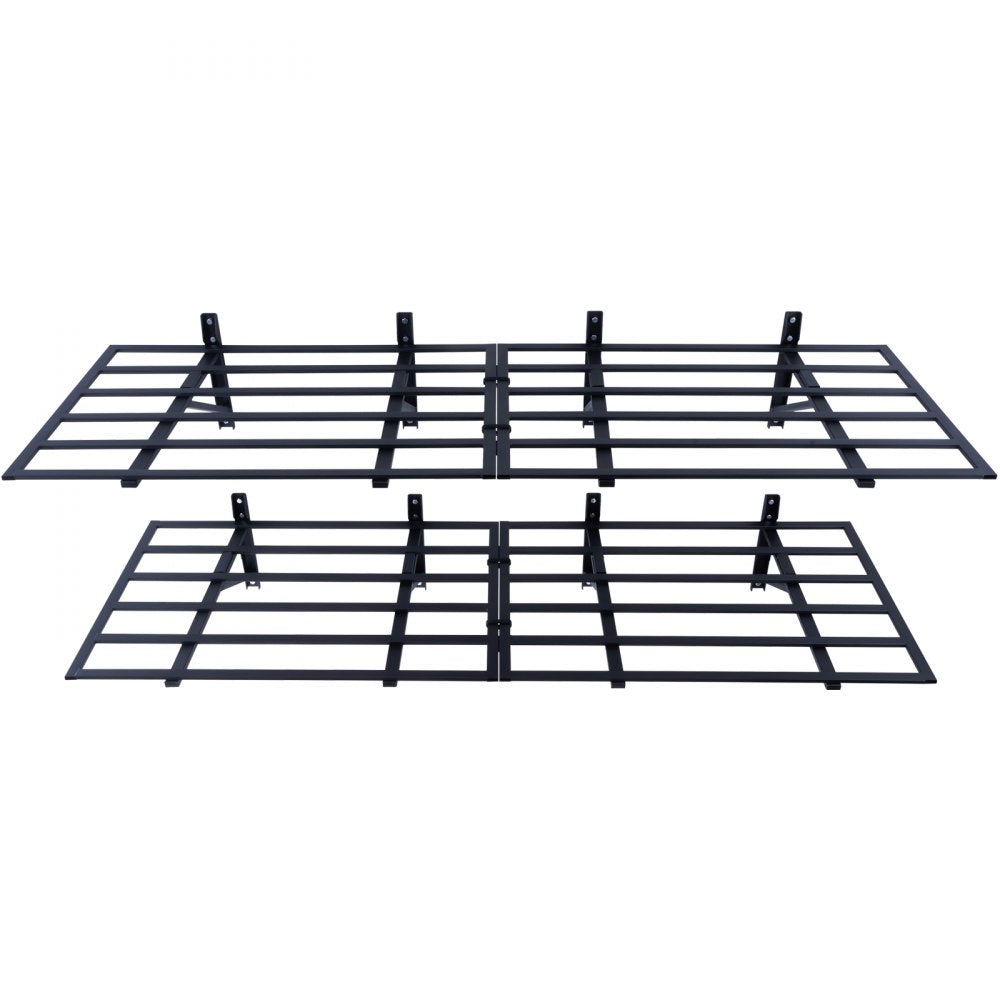 VEVOR Garage Storage Shelving, 2 Pack, 6 x 2 ft Heavy Duty Garage Shelves Wall Mounted, 1600 lbs Load Capacity(Total) Garage Storage Rack Floating Shelves, Suitable for Shop, Shed, Garage Storage 