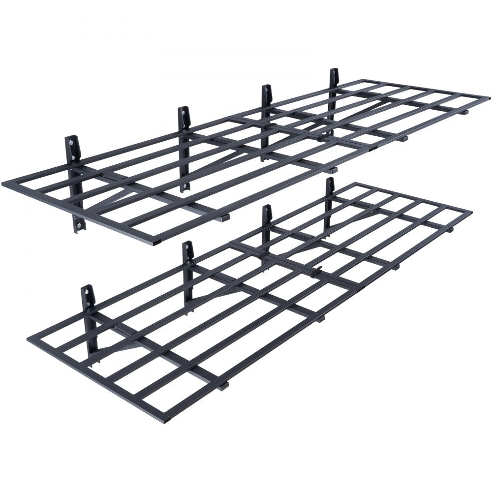 VEVOR Garage Storage Shelving, 2 Pack, 6 x 2 ft Heavy Duty Garage Shelves Wall Mounted, 1600 lbs Load Capacity(Total) Garage Storage Rack Floating Shelves, Suitable for Shop, Shed, Garage Storage 