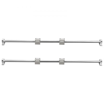 VEVOR Linear Guide Rail Set, SFC20 1000mm, 2 PCS 39.4 in/1000 mm SFC20 Guide Rails 4 PCS SC20 Slide Blocks 4 PCS Rail Supports, Linear Rails and Bearings Kit for Automated Machines CNC DIY Project 