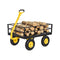 1200 lb Heavy Duty Steel Garden Cart Wagon – 3-in-1 Utility Yard Trailer