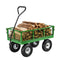 VEVOR Steel Garden Cart 680lb Capacity Heavy Duty Yard Wagon Cart 10in Tires