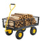 VEVOR Steel Garden Cart 900lb Capacity Heavy Duty Yard Wagon Cart 10in Tires