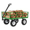 VEVOR Steel Garden Cart 1200lbs Capacity Heavy Duty Wagon Cart 13in Tires