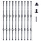 VEVOR Staircase Metal Balusters, 44'' x 1/2