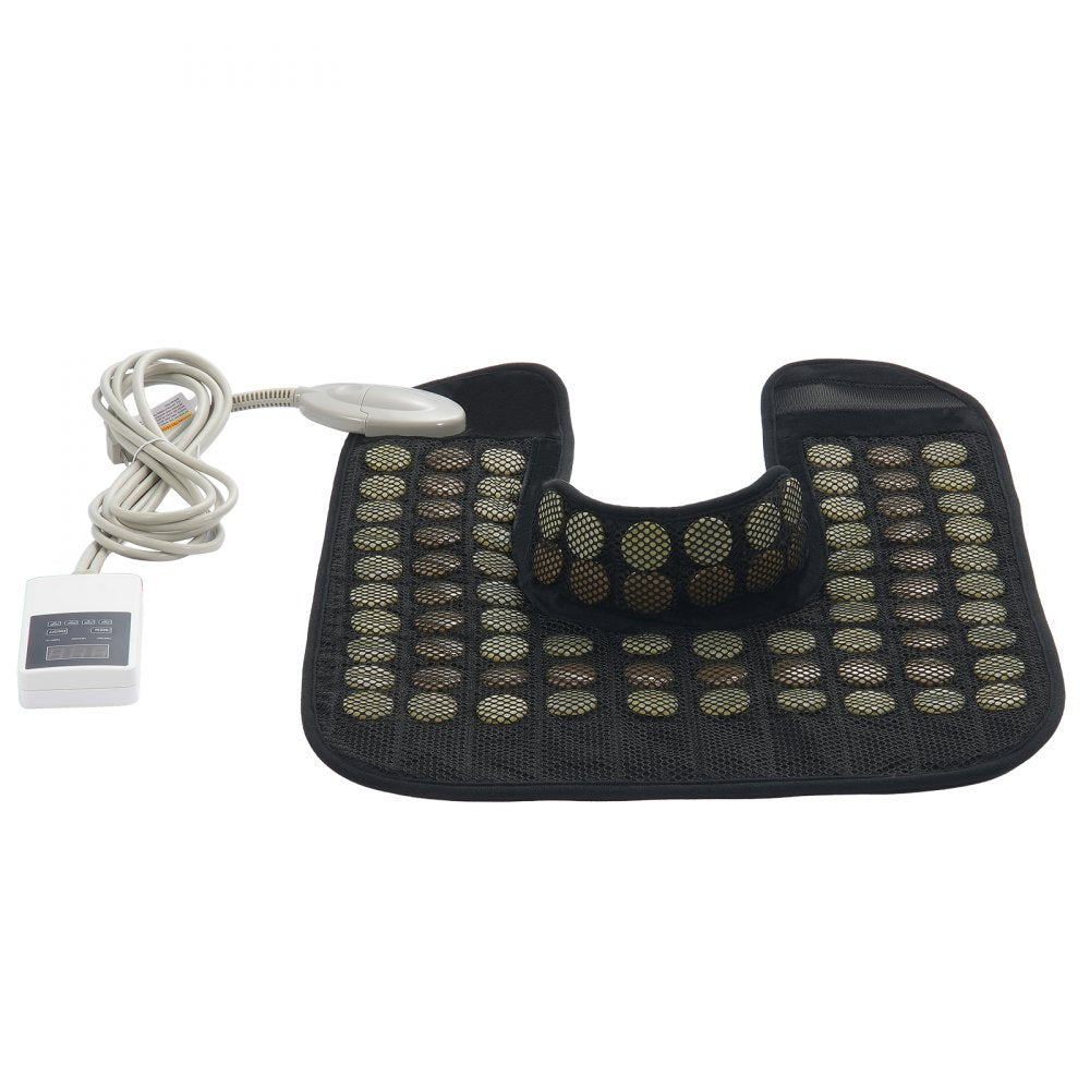 VEVOR Far Infrared Heating Pad 54 Natural Jade & 30 Tourmaline Stone Heating Pad 