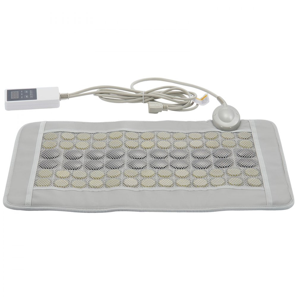VEVOR Far Infrared Heating Pad 52 Natural Jade & 20 Tourmaline Stone Heating Pad 