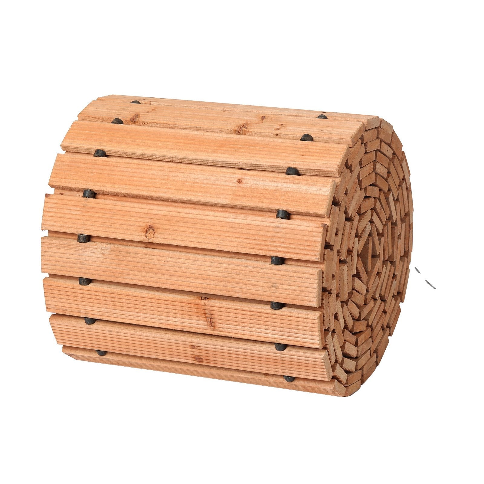 VEVOR 16 ft L x 17 in W Straight Wooden Garden Pathway Roll Out Garden Walkway 