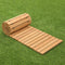 VEVOR 8 ft L x 17 in W Straight Wooden Garden Pathway Roll Out Garden Walkway