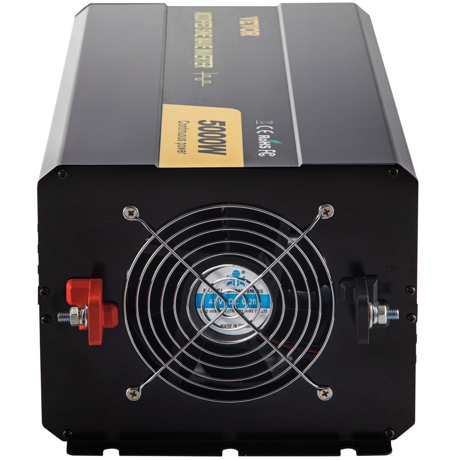 VEVOR Power Inverter, 5000W Modified Sine Wave Inverter, DC 36V to AC 120V Car Converter, with LCD Screen, Remote Controller, LED Indicator, AC Outlets Inverter for Truck RV Car Boat Travel Camping 