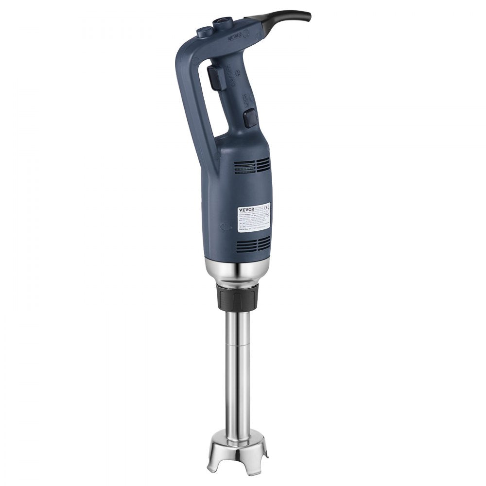 VEVOR Commercial Immersion Blender, 350W Heavy Duty Hand Mixer, 10 inch Stepless Variable Speed Mixer with Stainless Steel Blade, Multi-Purpose Portable Mixer for Soup, Sauces, Mashed Potatoes, Cream 
