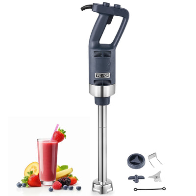 VEVOR Commercial Immersion Blender 500W Heavy Duty Hand Mixer for Soup Sauces 