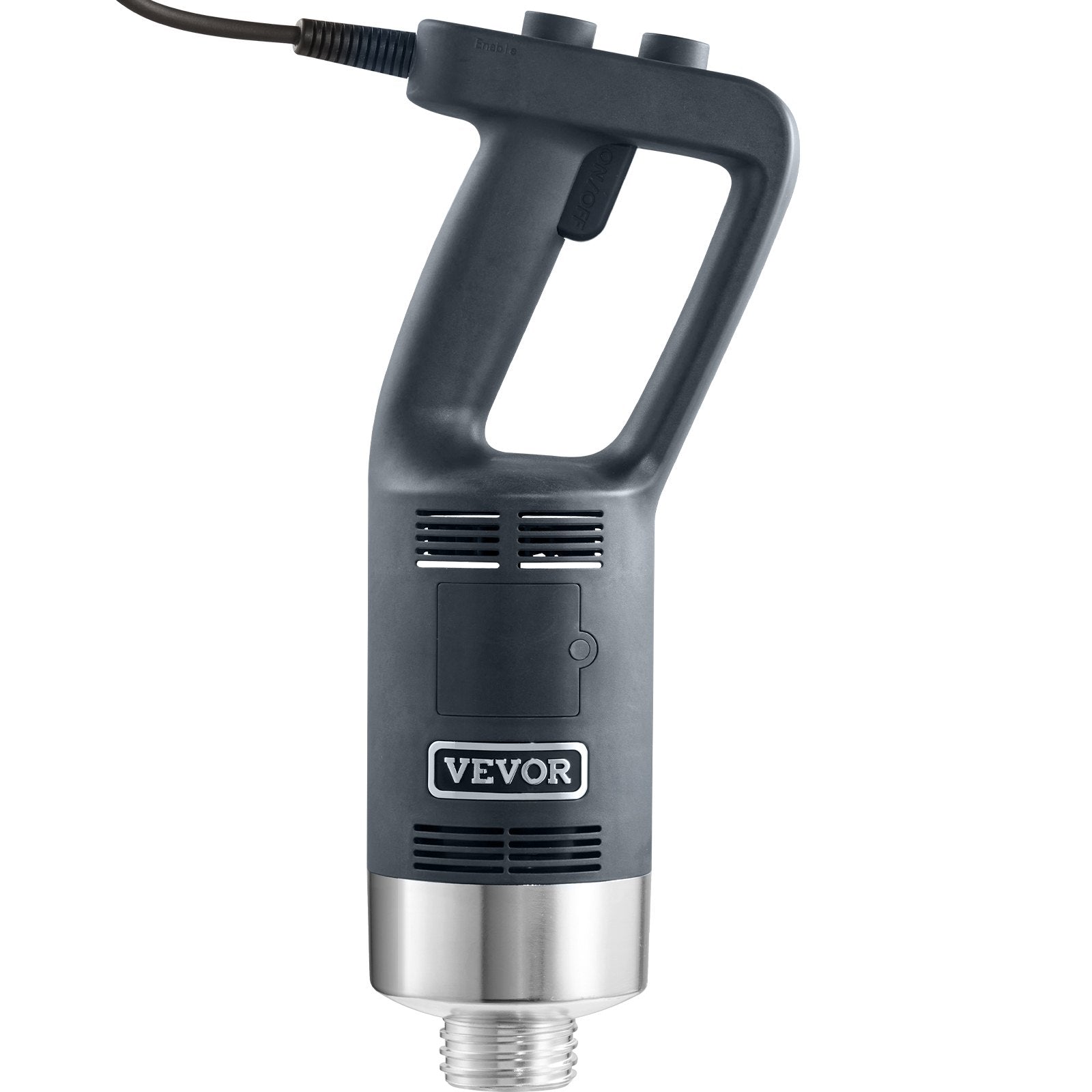 VEVOR Commercial Immersion Blender, 750W 16" Heavy Duty Hand Mixer, Variable Speed Kitchen Stick Mixer with 304 Stainless Steel Blade, Multi-Purpose Portable Mixer for Soup, Smoothie, Puree, Baby Food 