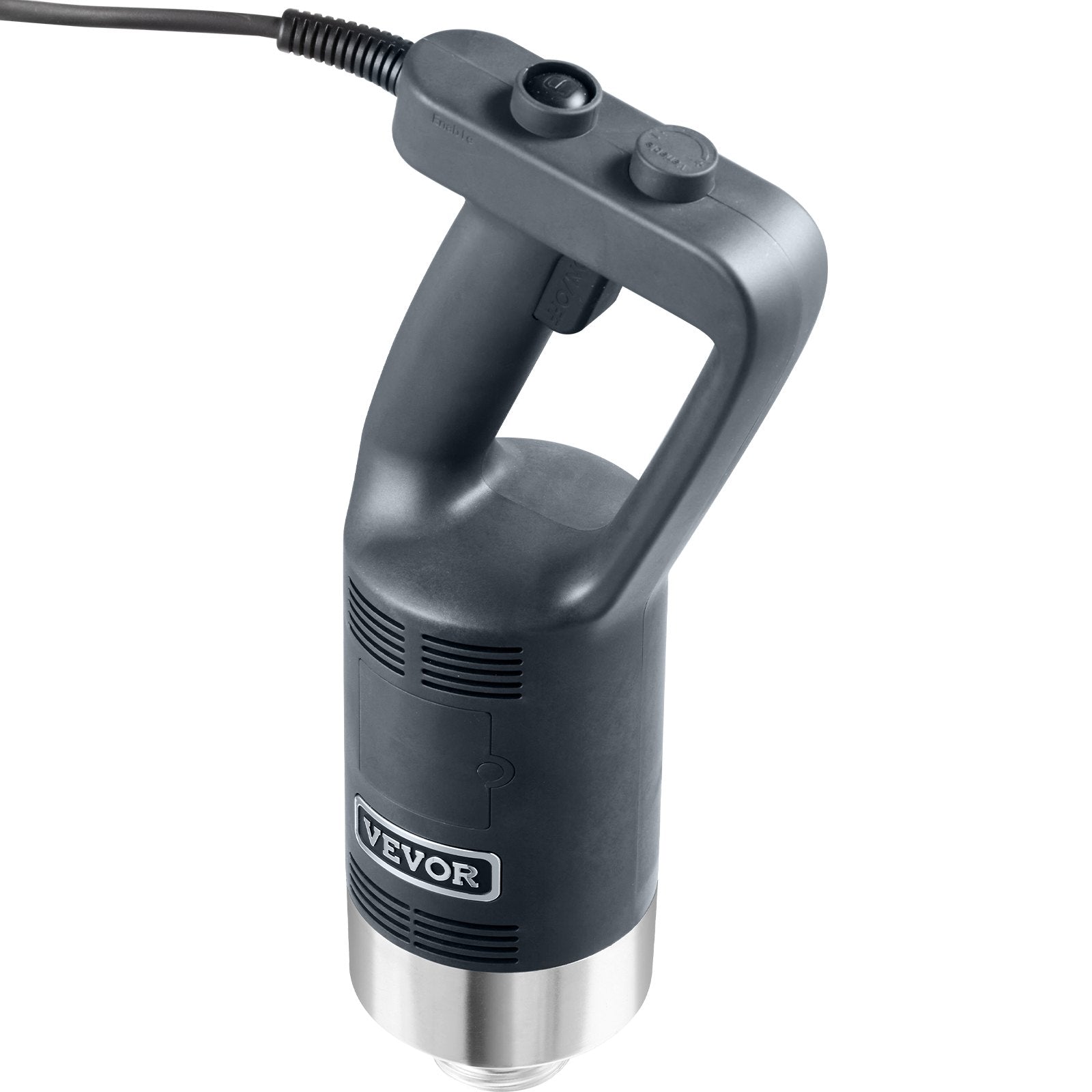 VEVOR Commercial Immersion Blender, 750W 16" Heavy Duty Hand Mixer, Variable Speed Kitchen Stick Mixer with 304 Stainless Steel Blade, Multi-Purpose Portable Mixer for Soup, Smoothie, Puree, Baby Food 