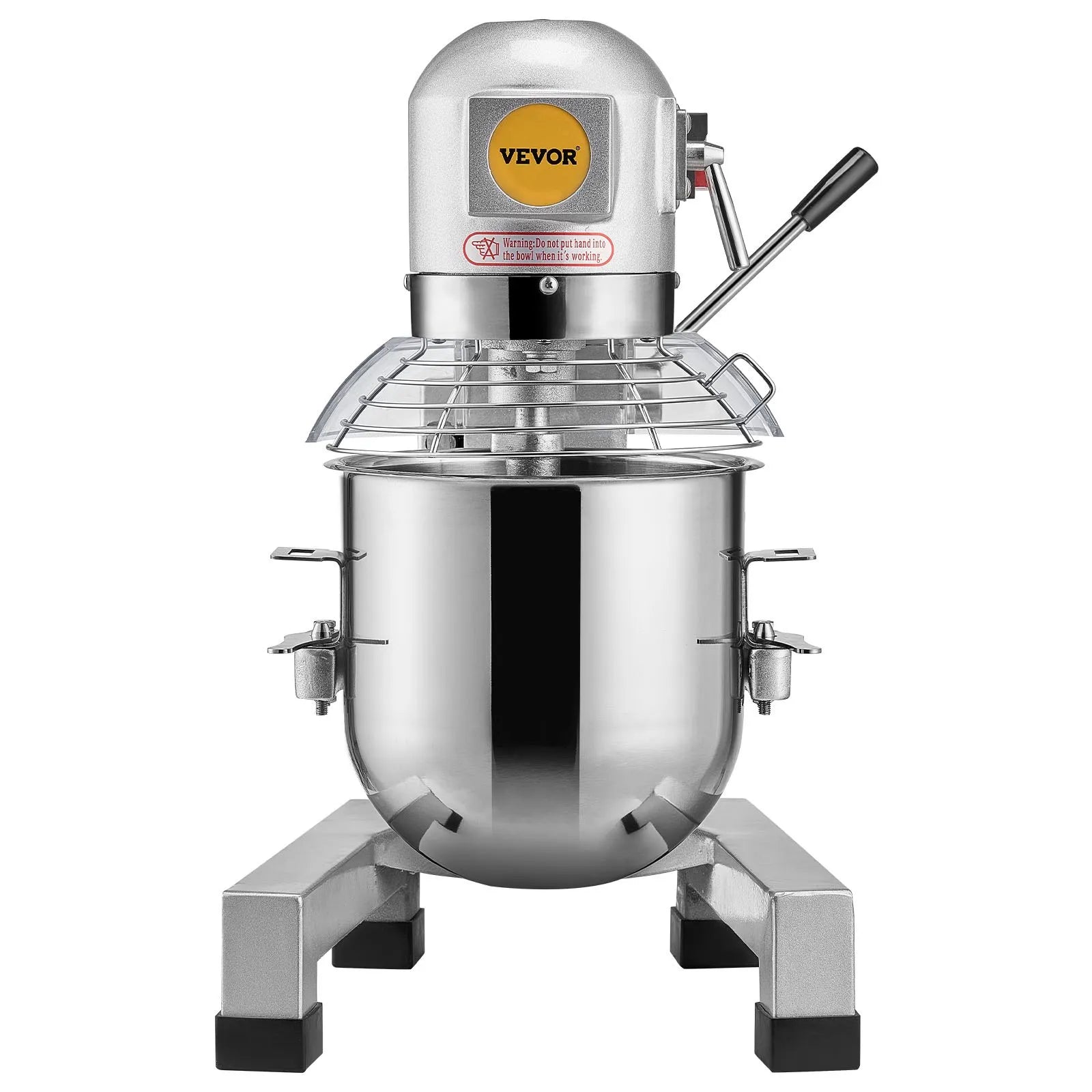 VEVOR Commercial Food Mixer 14L 3-Speed Stand Dough Mixer 550W for Restaurant