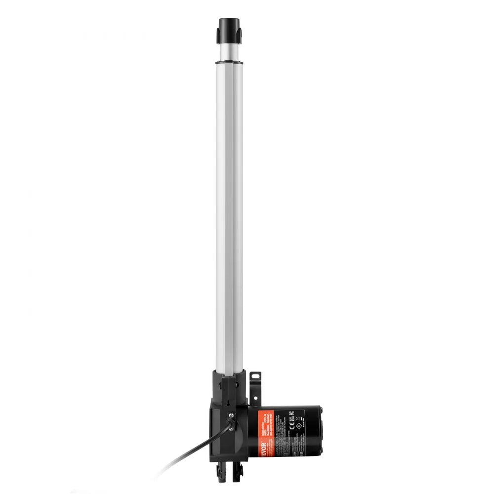 VEVOR Linear Actuator 12V, 16 Inch Heavy Duty 1320lbs /6000N Linear Actuator, 0.19"/s Linear Motion Actuator with Mounting Bracket & IP44 Protection for Electric Door Industrial Machinery Vessels Cargo