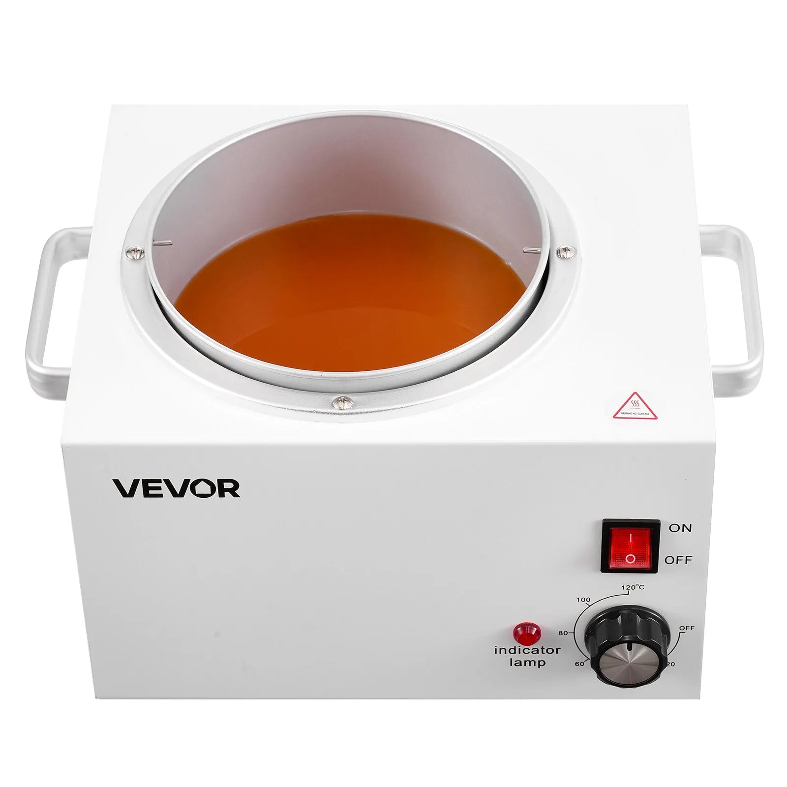 VEVOR Single Wax Warmer 3000ML Wax Warmer for Hair Removal 32-248 ℉ Adjustable
