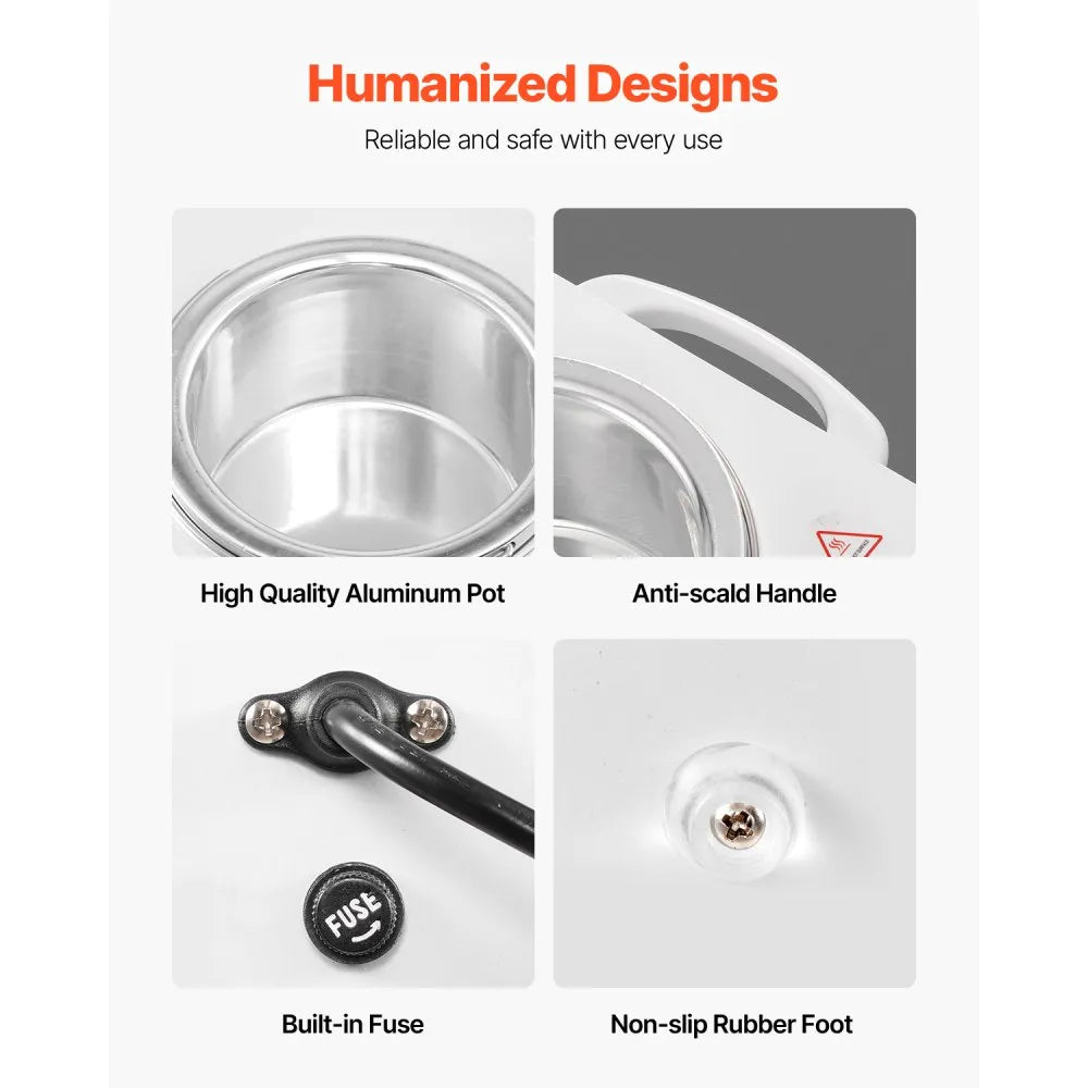 600ML Professional Single Wax Warmer – Adjustable Temperature Control