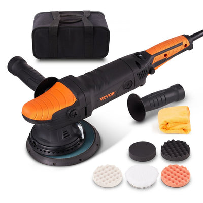 VEVOR Car Polisher Buffer Sander Waxer Kit 6 Variable speed 6" 4600W w/ Pads 