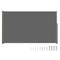 VEVOR Retractable Side Awning 118