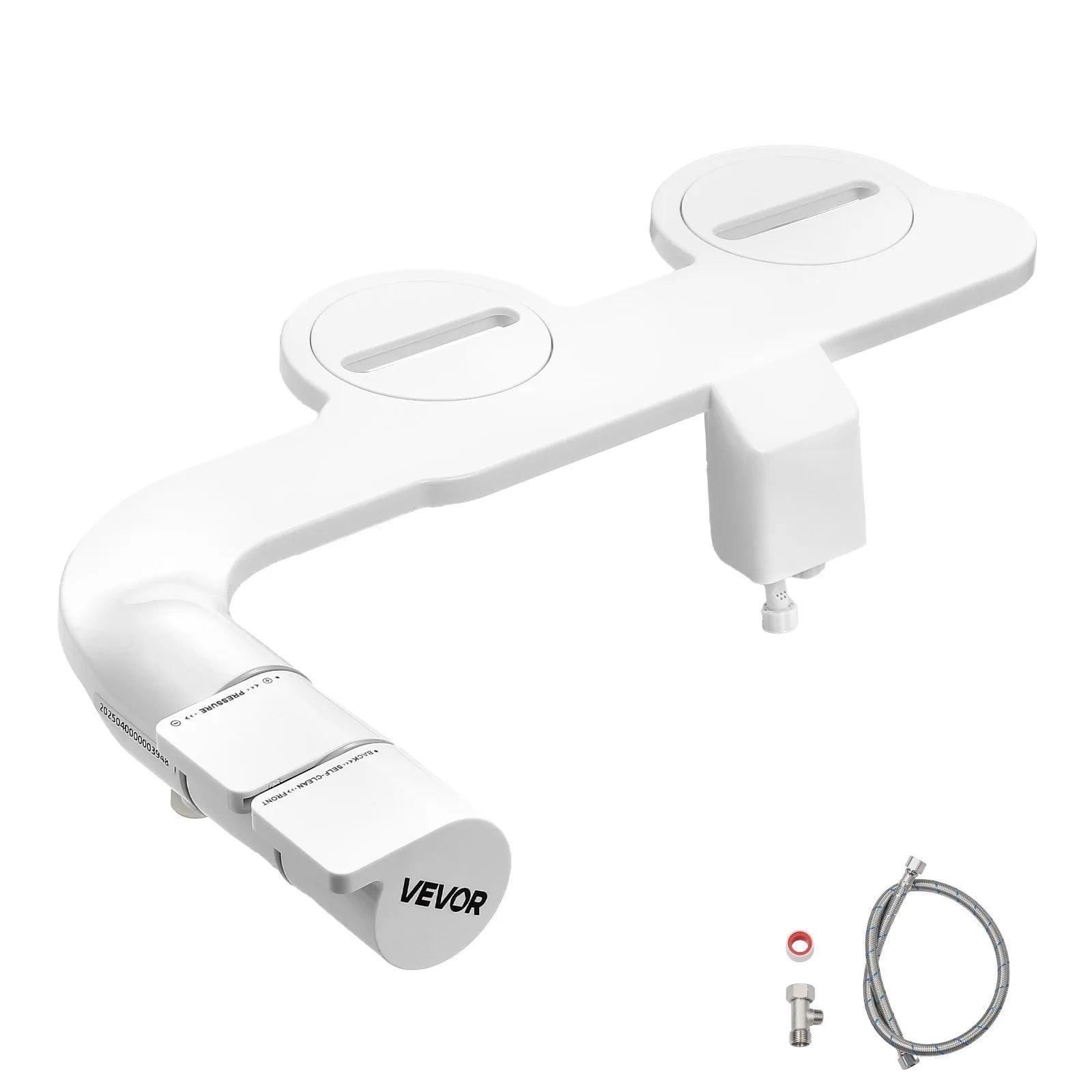 VEVOR Bidet Attachment for Toilet Self-Cleaning Dual Nozzles Adjustable Pressure