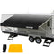 VEVOR RV Awning, Awning Replacement Fabric 18 FT, Charcoal Fade RV Awning Replacement, 15oz Vinyl Material Replacement Awning, Sun Shade and Waterproof Camper Awning Replacement Fabric