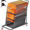 VEVOR Folding Chair Rack Cart for 25 Chairs of 300 LBS L-shape Vertical