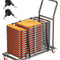 VEVOR Folding Chair Rack Cart for 25 Chairs of 300 LBS L-shape Horizontal