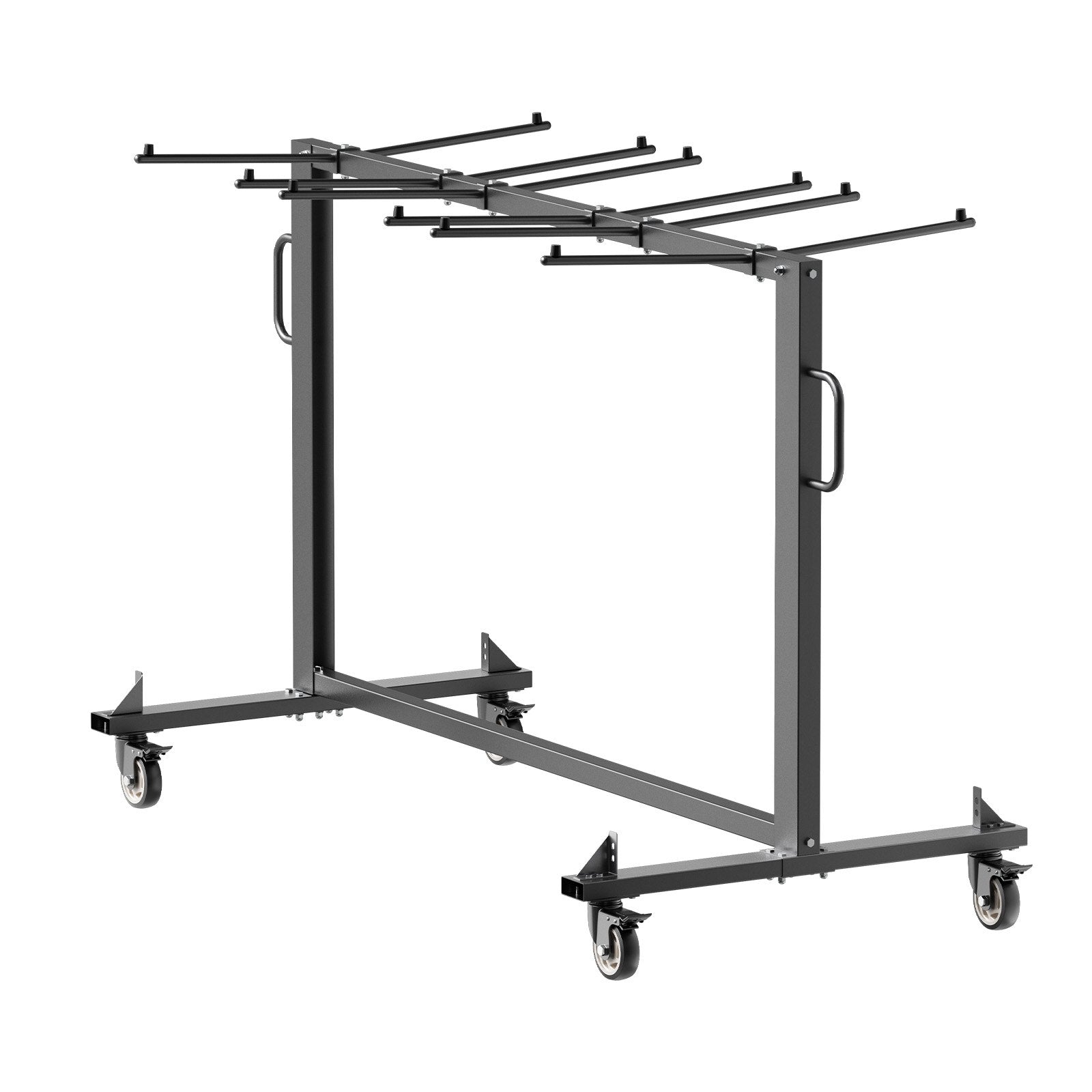 VEVOR Folding Chair Rack Cart for 42 Chairs or 12 Tables of 400 LBS with Wheels 