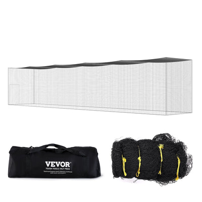VEVOR Baseball Batting Netting, Professional Softball Baseball Batting Hitting Training Net, Practice Portable Pitching Cage Net with Door & Carry Bag, Heavy Duty Enclosed PE Netting, 70FT (NET ONLY) 