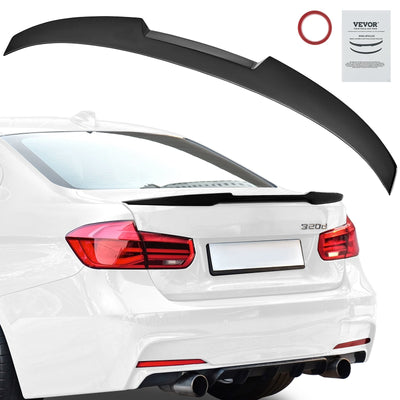 VEVOR GT Wing Car Spoiler, 48.4 inch Spoiler, Compatible with 2012-2018 BMW F30, High Strength ABS Material, Baking Paint, Car Rear Spoiler Wing, Racing Spoilers for Cars, Glossy Black 