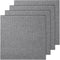 VEVOR Carpet Tiles Peel and Stick, 24” x 24” Squares Self Adhesive Carpet Floor Tile, Soft Padded Carpet Tiles, Easy Install DIY for Bedroom Living Room Indoor Outdoor (9Tiles, Light Gray)