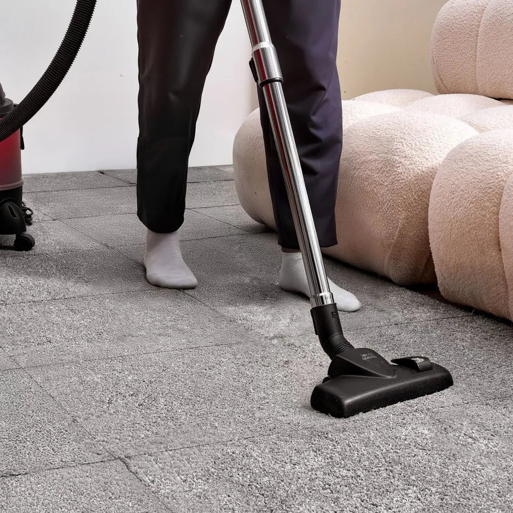 VEVOR Carpet Tiles 18x18 inch, 10 Pack Peel and Stick Carpet Square Rug, Self Adhesive Commercial Floor Soft Padded for Seamless Cover 22.5sq.ft, Easy DIY for Living Room Office, Dark Brown 