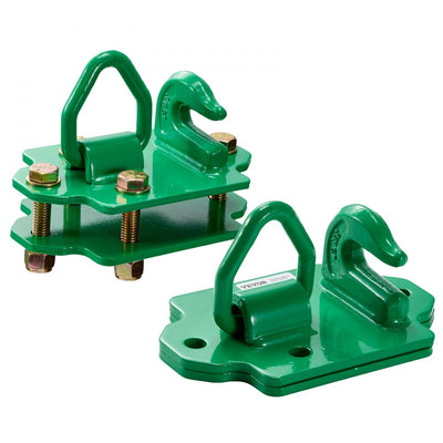 VEVOR 3/8" Tractor Bucket Hooks Grade 70 Steel Grab Hooks 12,000 lbs for RV UTV 