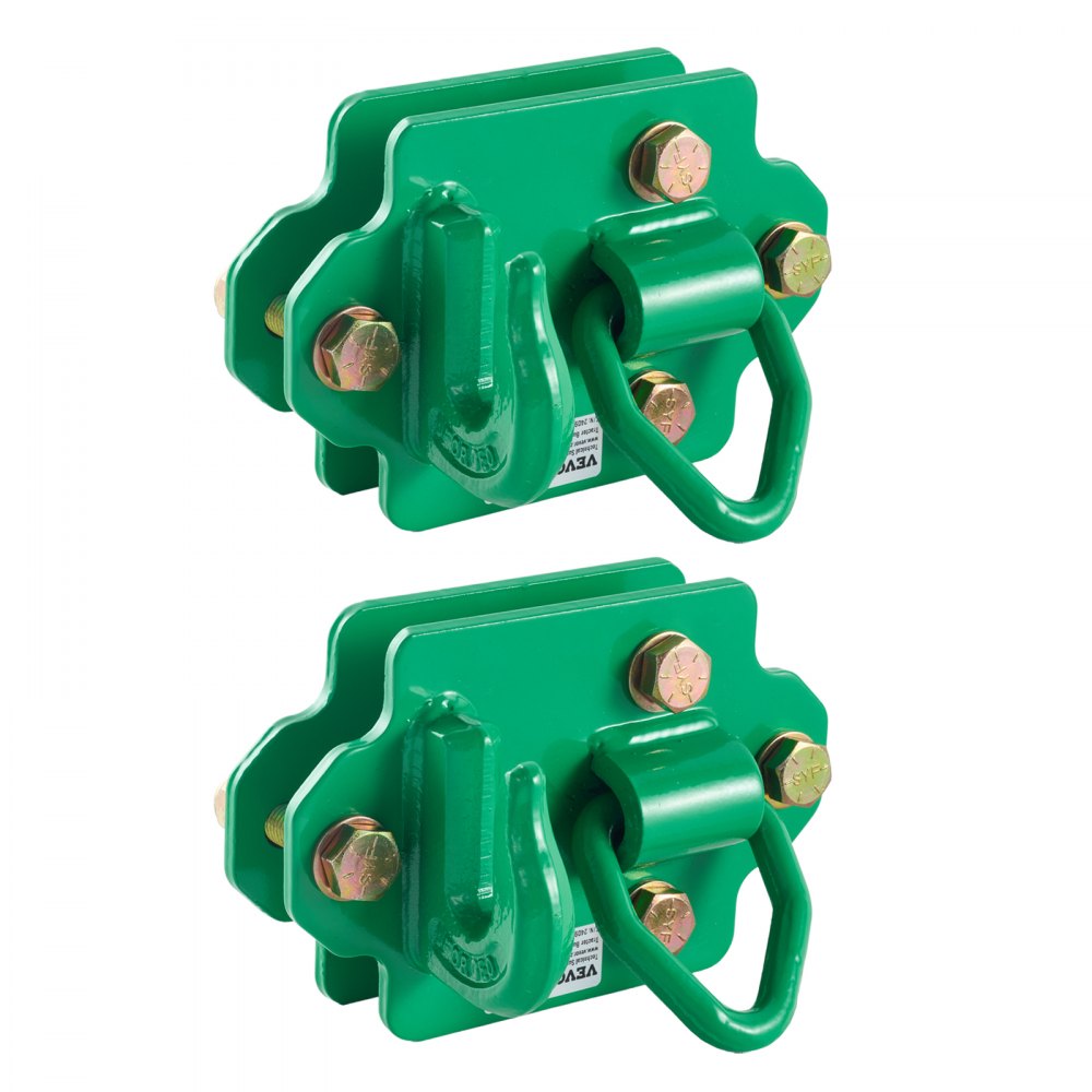 VEVOR 3/8" Tractor Bucket Hooks Grade 70 Steel Grab Hooks 12,000 lbs for RV UTV 