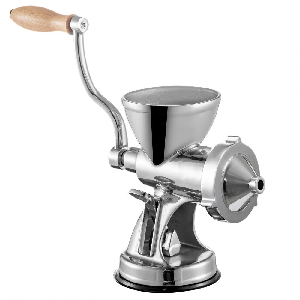 VEVOR Manual Wheatgrass Juicer with Suction Cup Base & Desktop Clamp Wheat Grass Grinder Long Screw Shaft Wheatgrass Juicer Stainless Steel for Juicing Wheatgrass Gingers Apples Grapes 