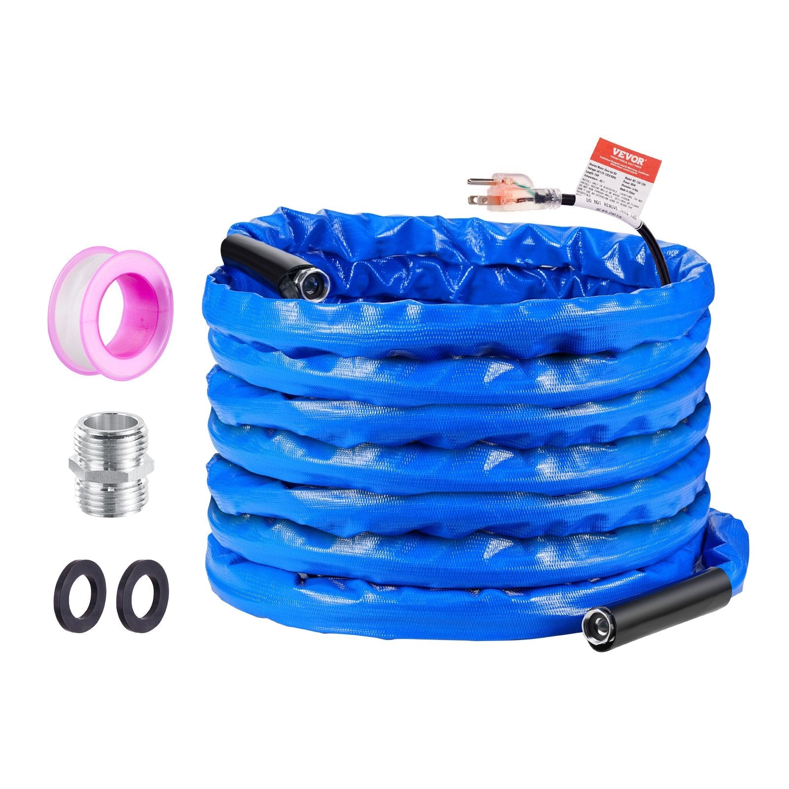 VEVOR 50ft Heated Water Hose for RV -45? Antifreeze Heated Drinking Water Hose 