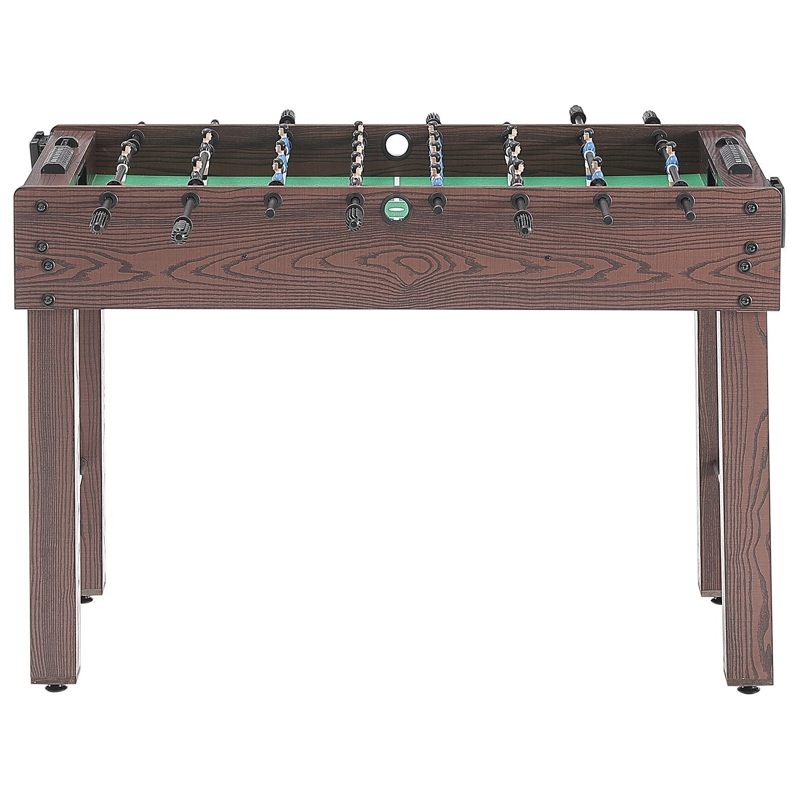 VEVOR Foosball Table, 48 inch Standard Size Foosball Table, Indoor Full Size Foosball Table for Home, Family, and Game Room, Soccer with Foosball Table Set, Includes 2 Balls and 2 Cup Holders 