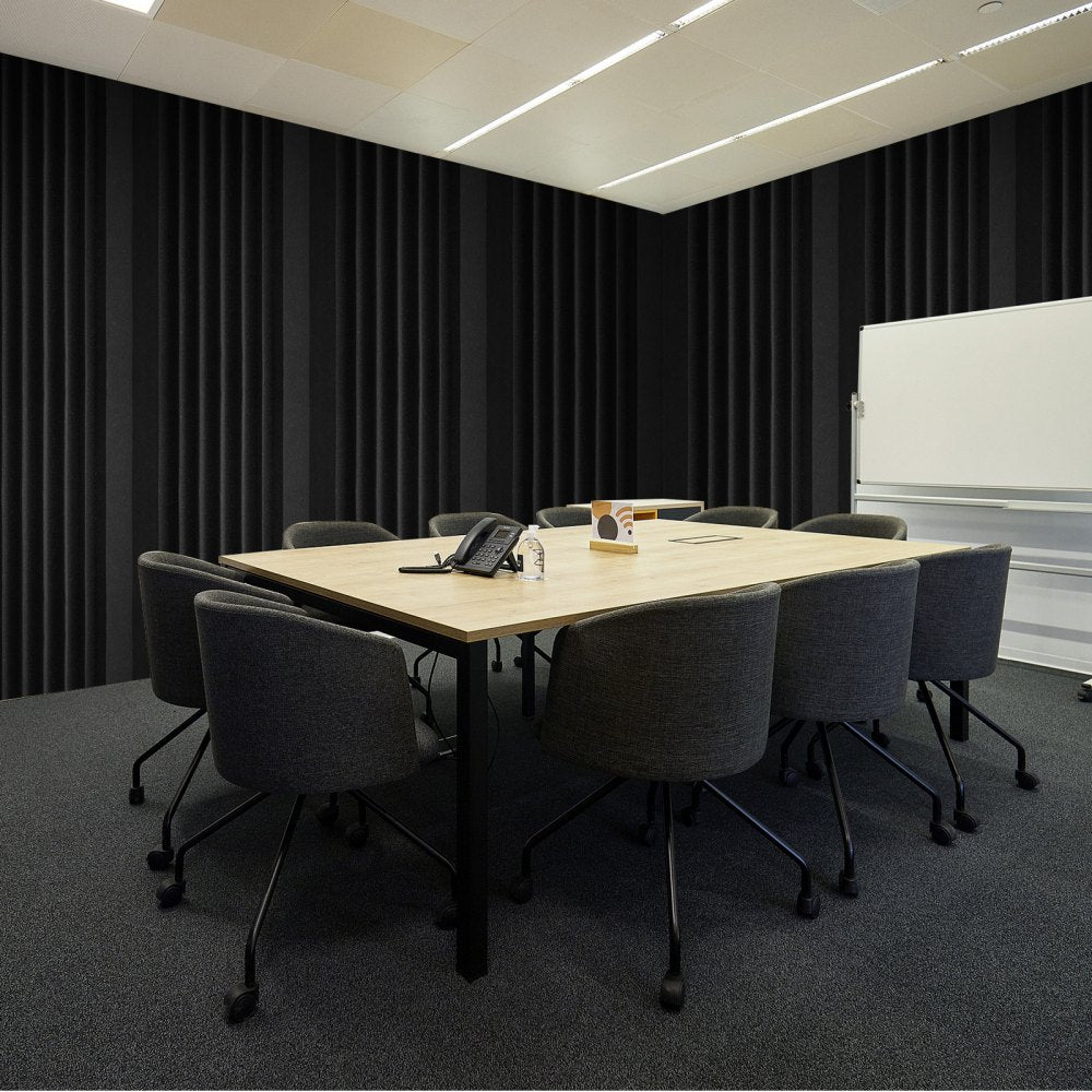 VEVOR Acoustic Foam Panels 4 Pack 16.5 x 6.3 x 12 in Adhesive for Wall Ceiling 