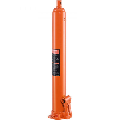 VEVOR Hydraulic Long Ram Jack, 4 Ton Engine Hoist Cylinder with Single Piston Pump And Flat Base, Hydraulic Ram Cylinder for Engine Lift Hoists, Hydraulic Garage/Shop Cranes, Mechanical, Farm 