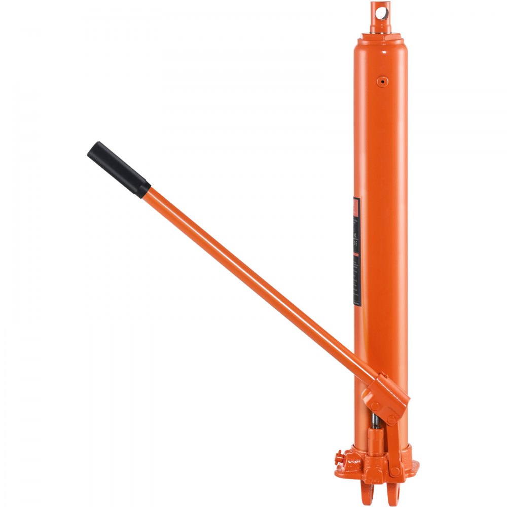 VEVOR Hydraulic Long Ram Jack, 3 Ton Engine Hoist Cylinder with Single Piston Pump And Clevis Base, Hydraulic Ram Cylinder for Engine Lift Hoists, Hydraulic Garage/Shop Cranes, Mechanical, Farm 