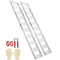 VEVOR Aluminum Ramps with Treads 1250 lbs 78