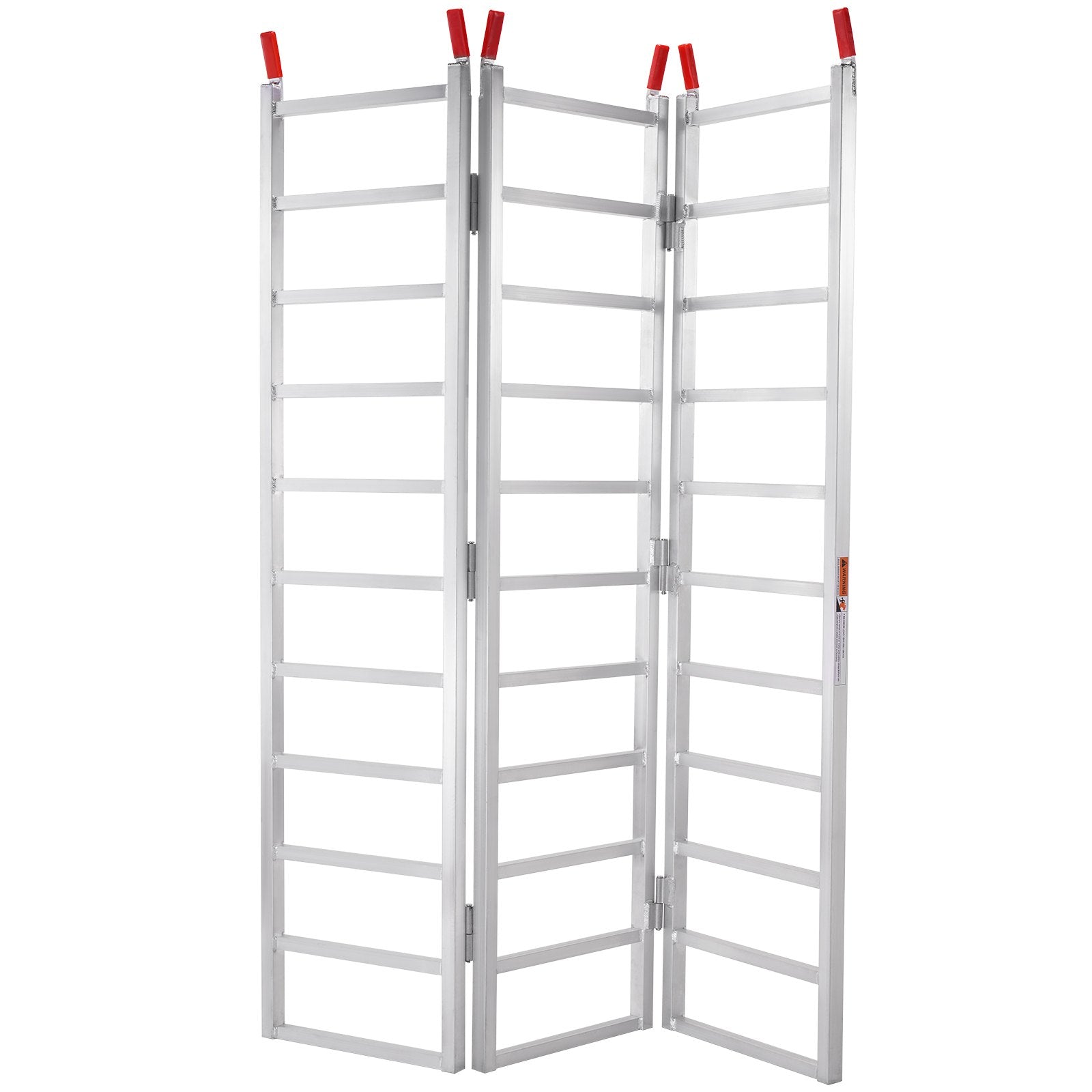 VEVOR Tri-Fold Aluminum Loading Ramp 1500 lbs 77" x 54" for Tractors ATVs UTVs 