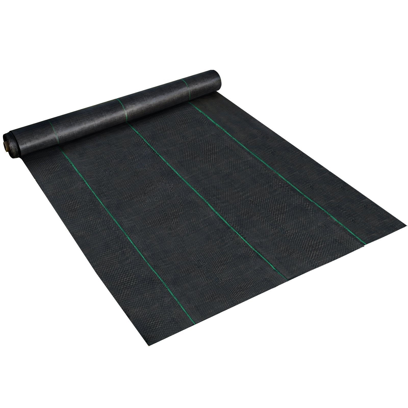 VEVOR Garden Weed Barrier Fabric, 3.24oz Heavy Duty Landscape Fabric, 3x300 ft Weed Block Control for Garden Ground Cover, Woven Geotextile Fabric for Landscaping, Gardening, Underlayment, Black 