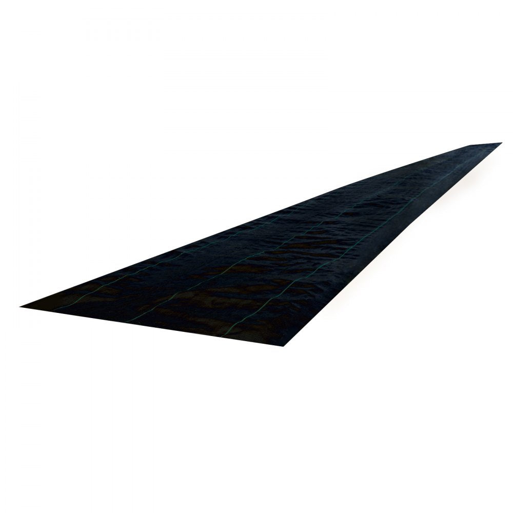 VEVOR Weed Barrier Landscape Fabric, 6 x 250 ft, 4.1 Oz Premium Woven Ground Cover, Heavy Duty PP Material & Easy Setup, Weed Control for Outdoor Garden, Lawn, Driveway, Black 